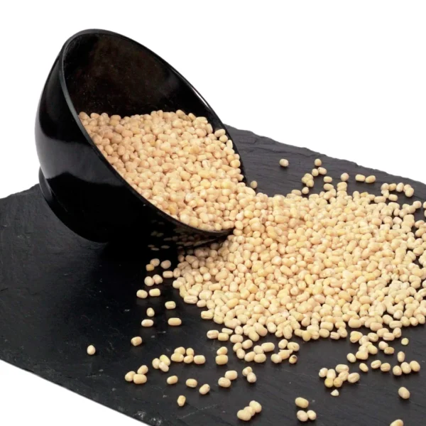 White Urad Dal is a whole or split urad with its skin removed. These lentils are creamy white in color and have a milder flavor than whole Black Urad Dal. It is very nutritious and rich in protein.